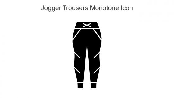 Jogger Trousers Monotone Icon In Powerpoint Pptx Png And Editable Eps Format