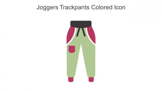 Joggers Trackpants Colored Icon In Powerpoint Pptx Png And Editable Eps Format