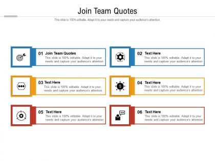 Join team quotes ppt powerpoint presentation inspiration slideshow cpb
