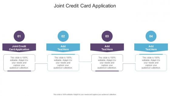 Joint Credit Card Application In Powerpoint And Google Slides Cpb