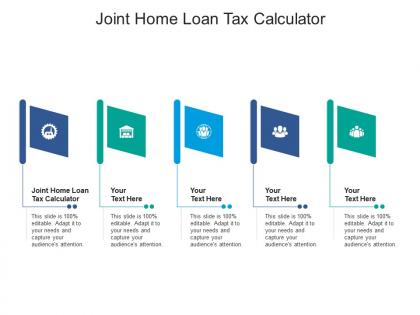Joint home loan tax calculator ppt powerpoint presentation portfolio example file cpb