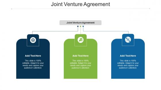 Joint Venture Agreement Ppt Powerpoint Presentation Slides Format Cpb