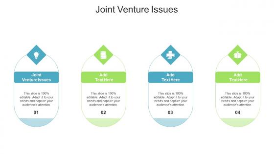 Joint Venture Issues In Powerpoint And Google Slides Cpb