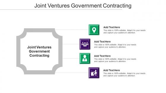 Joint Ventures Government Contracting Ppt Powerpoint Presentation Topic Cpb