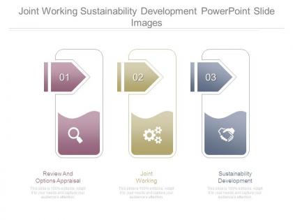 Joint working sustainability development powerpoint slide images