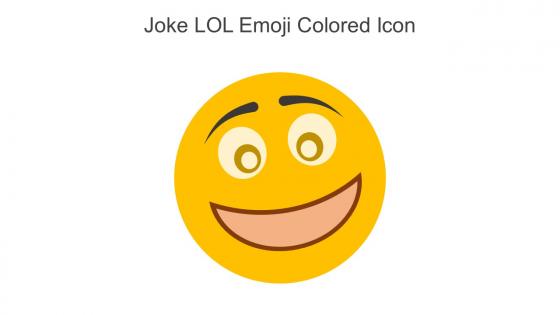Joke Lol Emoji Colored Icon In Powerpoint Pptx Png And Editable Eps Format