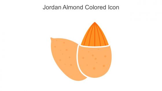 Jordan Almond Colored Icon In Powerpoint Pptx Png And Editable Eps Format