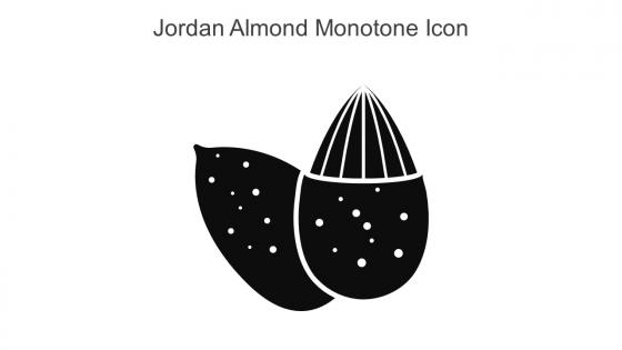 Jordan Almond Monotone Icon In Powerpoint Pptx Png And Editable Eps Format