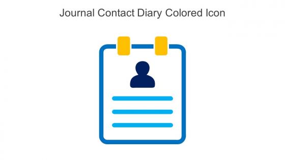 Journal Contact Diary Colored Icon In Powerpoint Pptx Png And Editable Eps Format