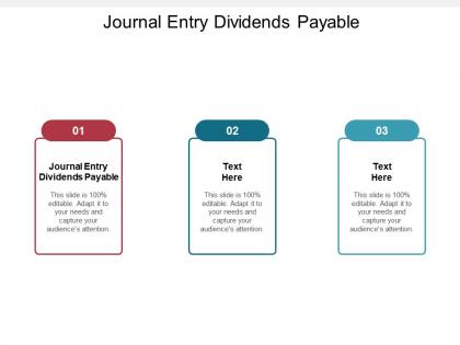 Journal entry dividends payable ppt powerpoint presentation summary influencers cpb