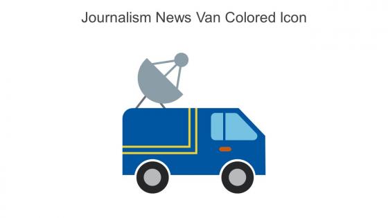 Journalism News Van Colored Icon In Powerpoint Pptx Png And Editable Eps Format
