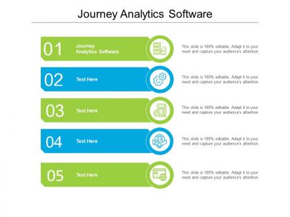 Journey analytics software ppt powerpoint infographic template background designs cpb