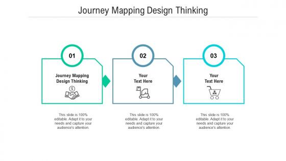 Journey mapping design thinking ppt powerpoint presentation infographics format ideas cpb