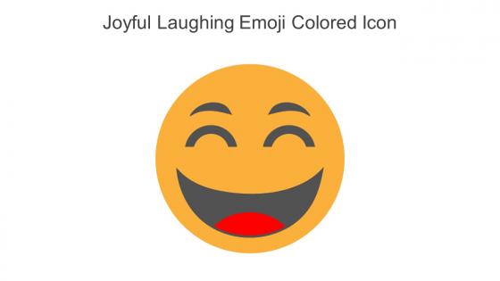 Joyful Laughing Emoji Colored Icon In Powerpoint Pptx Png And Editable Eps Format