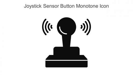 Joystick Sensor Button Monotone Icon In Powerpoint Pptx Png And Editable Eps Format