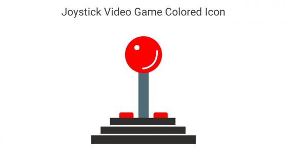 Joystick Video Game Colored Icon In Powerpoint Pptx Png And Editable Eps Format