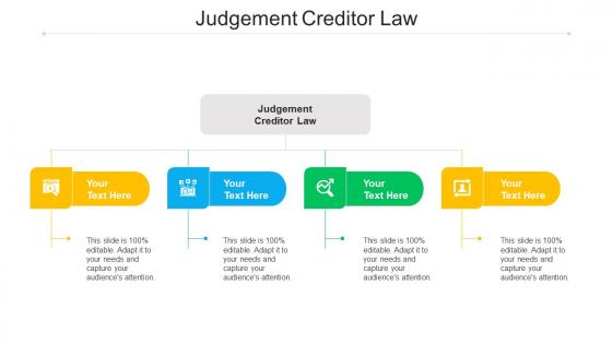 Judgement Creditor Law Ppt Powerpoint Presentation Professional Portrait Cpb