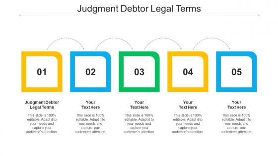 Judgment Debtor Legal Terms Ppt Powerpoint Presentation Professional Graphics Cpb