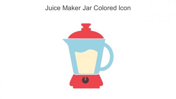 Juice Maker Jar Colored Icon In Powerpoint Pptx Png And Editable Eps Format