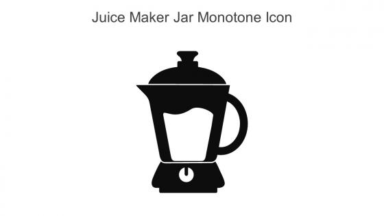 Juice Maker Jar Monotone Icon In Powerpoint Pptx Png And Editable Eps Format
