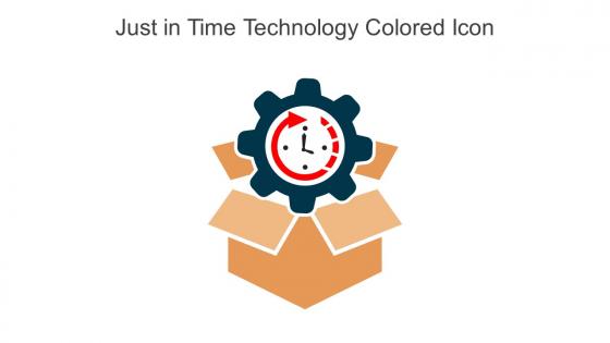 Just In Time Technology Colored Icon In Powerpoint Pptx Png And Editable Eps Format