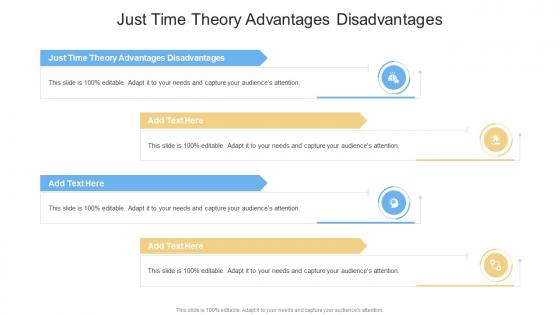 Just Time Theory Advantages Disadvantages In Powerpoint And Google Slides Cpb