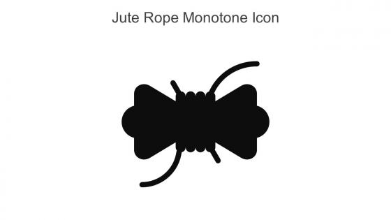 Jute Rope Monotone Icon In Powerpoint Pptx Png And Editable Eps Format