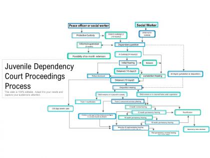 Juvenile dependency court proceedings process