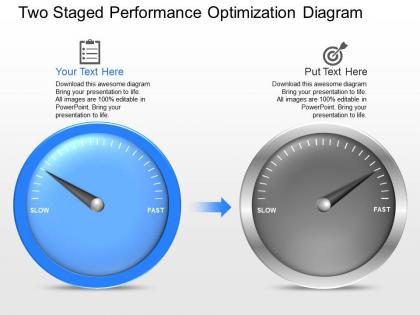 Jx two staged performance optimization diagram powerpoint template