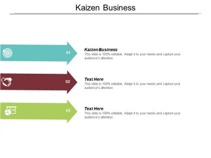 Kaizen business ppt powerpoint presentation file picture cpb