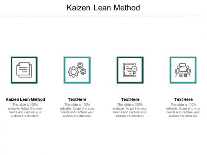 Kaizen lean method ppt powerpoint presentation gallery slide portrait cpb