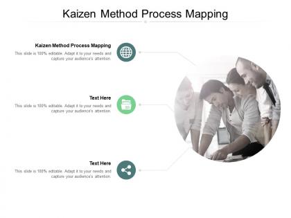 Kaizen method process mapping ppt powerpoint presentation model background designs cpb
