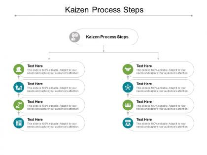 Kaizen process steps ppt powerpoint presentation file portfolio cpb