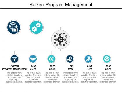 Kaizen program management ppt powerpoint presentation infographic template slideshow cpb
