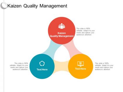 Kaizen quality management ppt powerpoint presentation slides visual aids cpb