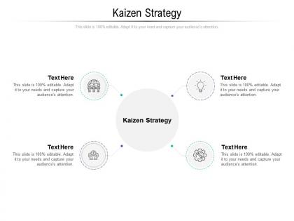 Kaizen strategy ppt powerpoint presentation portfolio guide cpb