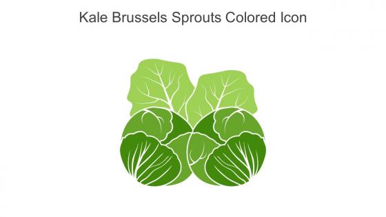 Kale Brussels Sprouts Colored Icon In Powerpoint Pptx Png And Editable Eps Format