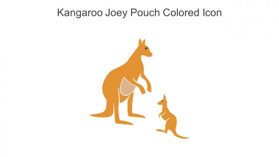 Kangaroo Joey Pouch Colored Icon In Powerpoint Pptx Png And Editable Eps Format
