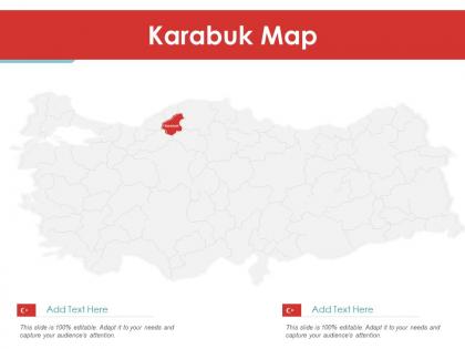 Karabuk map powerpoint presentation ppt template