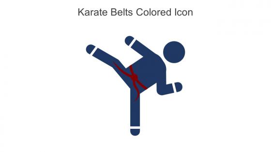 Karate Belts Colored Icon In Powerpoint Pptx Png And Editable Eps Format