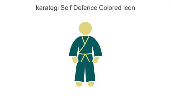 Karategi Self Defence Colored Icon In Powerpoint Pptx Png And Editable Eps Format
