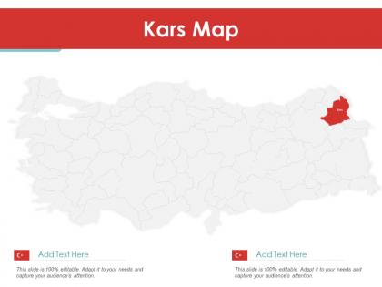 Kars map powerpoint presentation ppt template