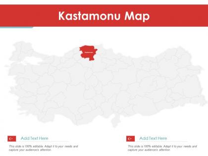 Kastamonu map powerpoint presentation ppt template