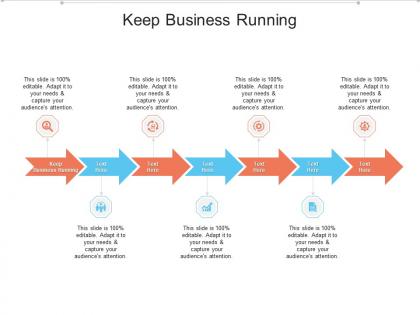 Keep business running ppt powerpoint presentation icon graphics design cpb