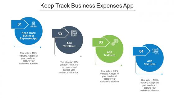 Keep Track Business Expenses App Ppt Powerpoint Presentation Infographics Clipart Images Cpb