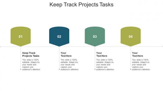 Keep track projects tasks ppt powerpoint presentation icon graphics design cpb