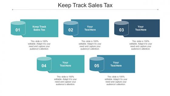 Keep Track Sales Tax Ppt Powerpoint Presentation Professional Maker Cpb