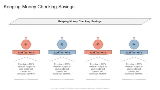 Keeping Money Checking Savings In Powerpoint And Google Slides Cpb