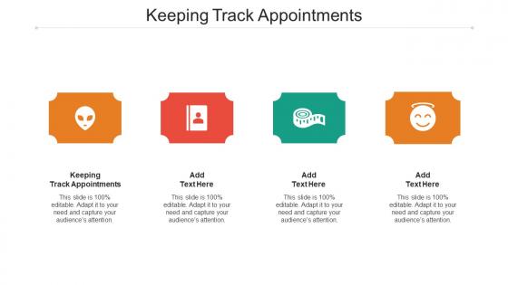 Keeping Track Appointments Ppt Powerpoint Presentation Show Model Cpb
