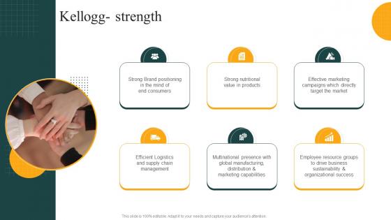 Kellogg Strength Convenience Food Industry Report Ppt Slides